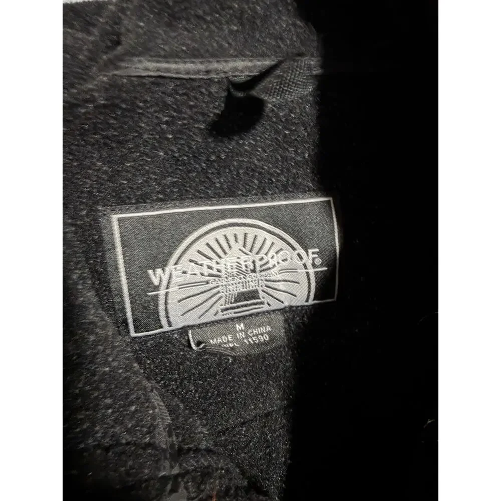 Weatherproof Alabama Crimson Tide Jacket Mens Medium Black Fleece Softshell
